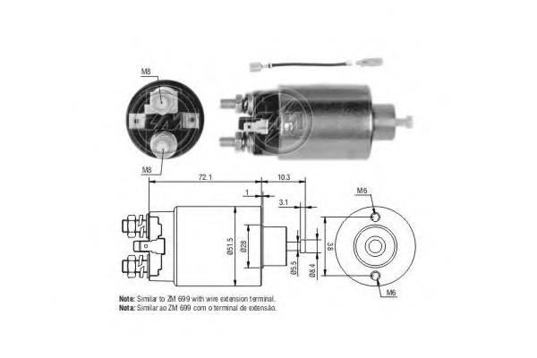 ZM1699 ERA motor de arranco