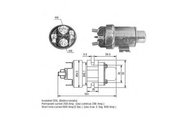 Втягивающее Magneti Marelli 940113050020 цена, от 30.40 USD
