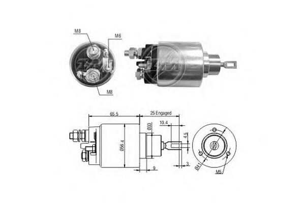 Relê retrator do motor de arranco para Opel Insignia (G09)