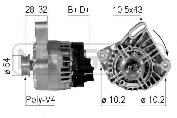 12090897 Eurotec gerador