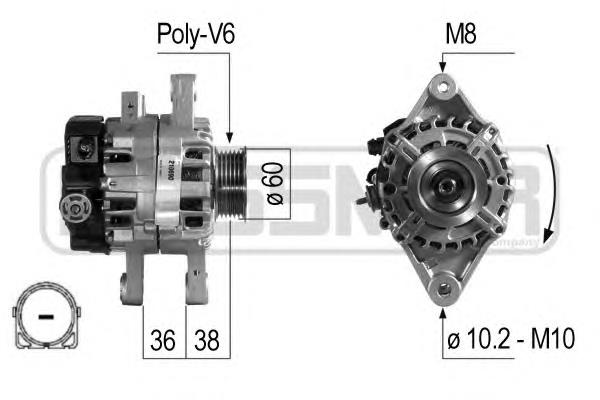 Gerador 270600Q140 Toyota