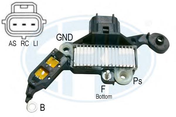 1S7TBD Ford relê-regulador do gerador (relê de carregamento)