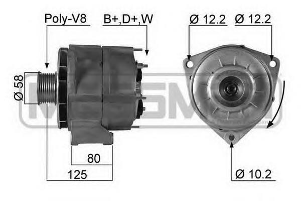 8EL 015 630-241 HELLA gerador