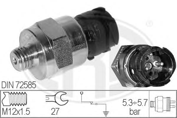 330487 ERA sensor de pressão do sistema do freio pneumático