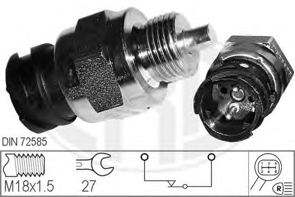 Sensor de ativação das luzes de marcha à ré 330461 ERA