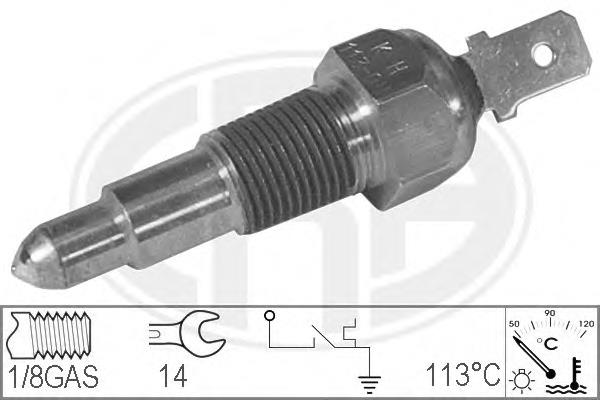 Sensor de temperatura do fluido de esfriamento (de ativação de ventilador do radiador) para Hyundai H100 (P)