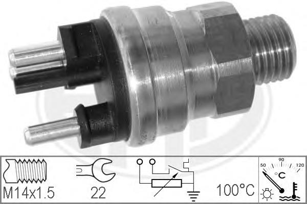 330149 ERA sensor de temperatura do fluido de esfriamento (de ativação de ventilador do radiador)