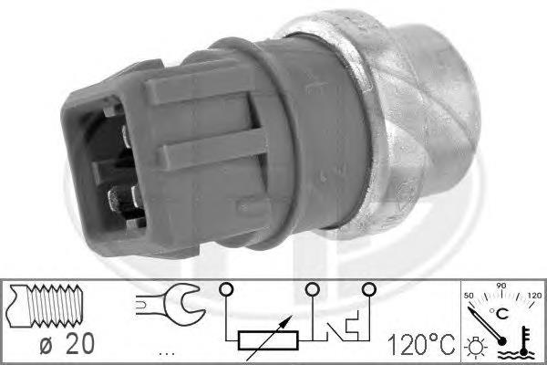 330153 ERA sensor de temperatura do fluido de esfriamento