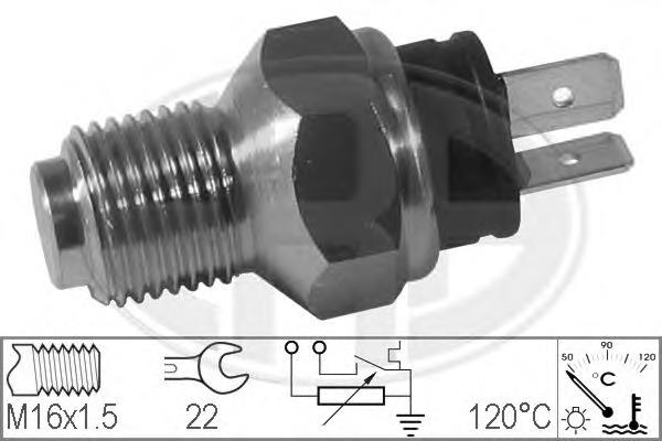 330145 ERA sensor de temperatura do fluido de esfriamento