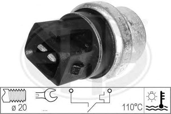 330163 ERA sensor de temperatura do fluido de esfriamento (de ativação de ventilador do radiador)