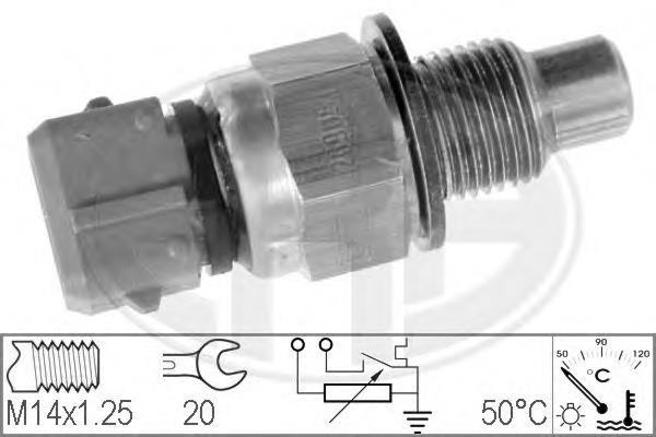 330155 ERA sensor de temperatura do fluido de esfriamento