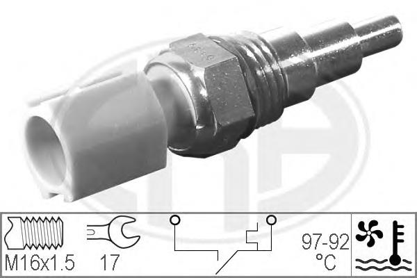 330192 ERA sensor de temperatura do fluido de esfriamento (de ativação de ventilador do radiador)