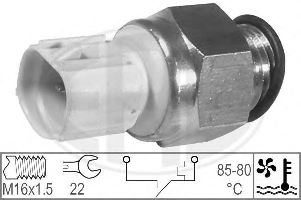 330191 ERA sensor de temperatura do fluido de esfriamento (de ativação de ventilador do radiador)