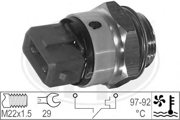 330188 ERA sensor de temperatura do fluido de esfriamento (de ativação de ventilador do radiador)