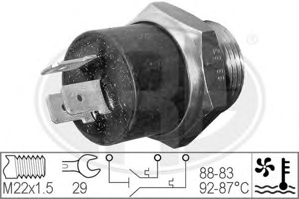 330203 ERA sensor de temperatura do fluido de esfriamento (de ativação de ventilador do radiador)