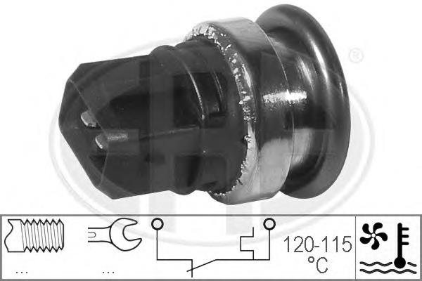 Sensor de temperatura do fluido de esfriamento (de ativação de ventilador do radiador) 330198 ERA