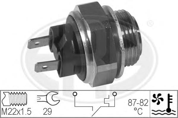 TM10802 Lada sensor de temperatura do fluido de esfriamento (de ativação de ventilador do radiador)