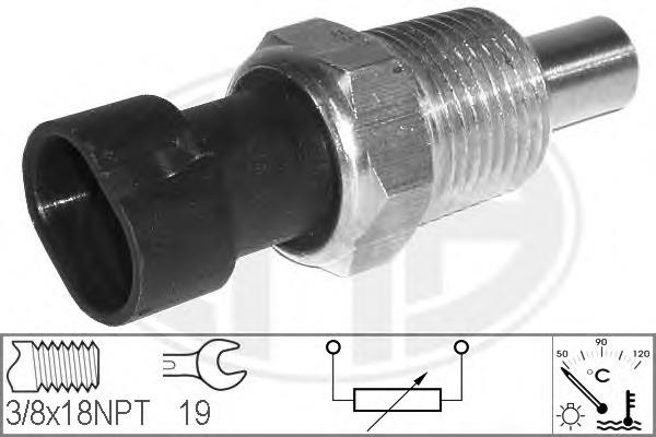 330117 ERA sensor de temperatura do fluido de esfriamento