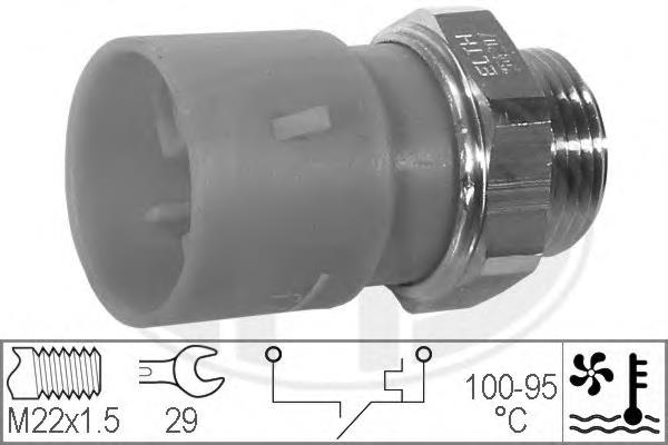 330301 ERA sensor de temperatura do fluido de esfriamento (de ativação de ventilador do radiador)