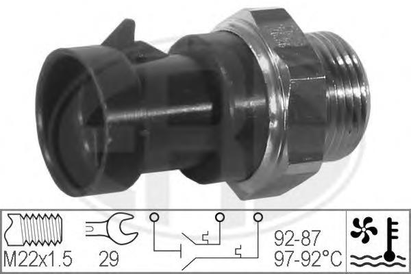 330295 ERA sensor de temperatura do fluido de esfriamento (de ativação de ventilador do radiador)