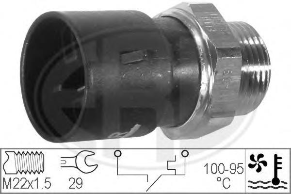 330298 ERA sensor de temperatura do fluido de esfriamento (de ativação de ventilador do radiador)