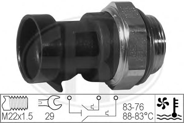 330221 ERA sensor de temperatura do fluido de esfriamento (de ativação de ventilador do radiador)