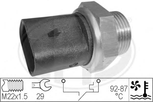 330273 ERA sensor de temperatura do fluido de esfriamento (de ativação de ventilador do radiador)