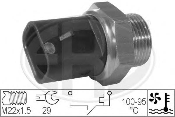 330277 ERA sensor de temperatura do fluido de esfriamento (de ativação de ventilador do radiador)