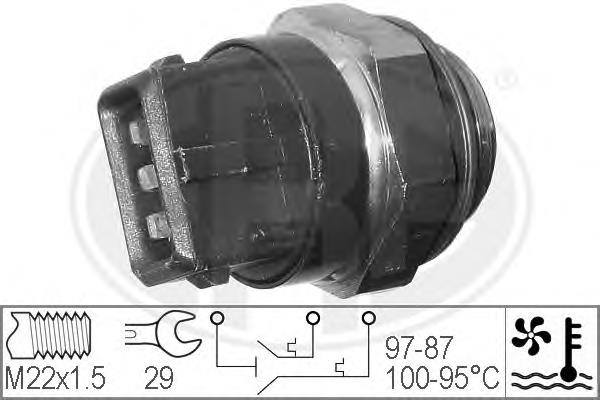 330271 ERA sensor de temperatura do fluido de esfriamento (de ativação de ventilador do radiador)