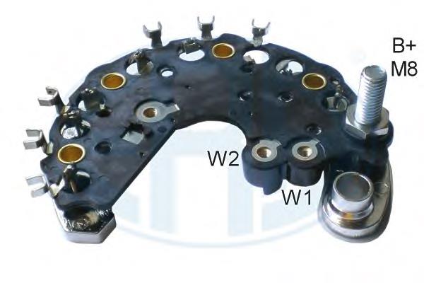 Eixo de diodos do gerador para Fiat Qubo (255)