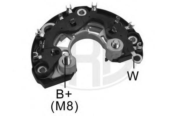 Eixo de diodos do gerador para Opel Zafira (F75)