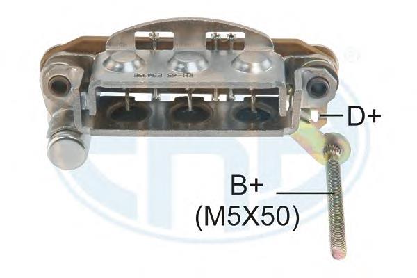 Eixo de diodos do gerador para Mitsubishi Galant (A12)