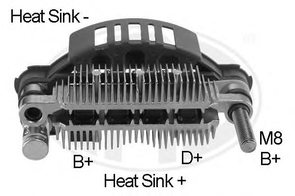 Eixo de diodos do gerador para Mitsubishi Pajero 