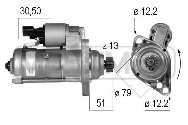 ESW20ER121 VAG motor de arranco