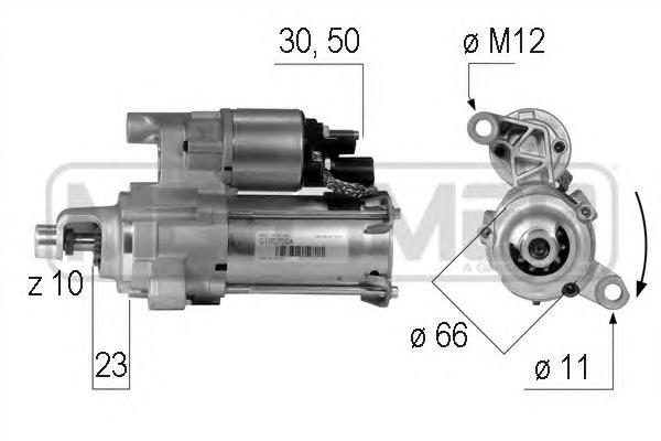 Motor de arranco para Audi Q7 (4L)
