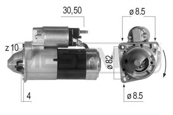 220580 ERA motor de arranco