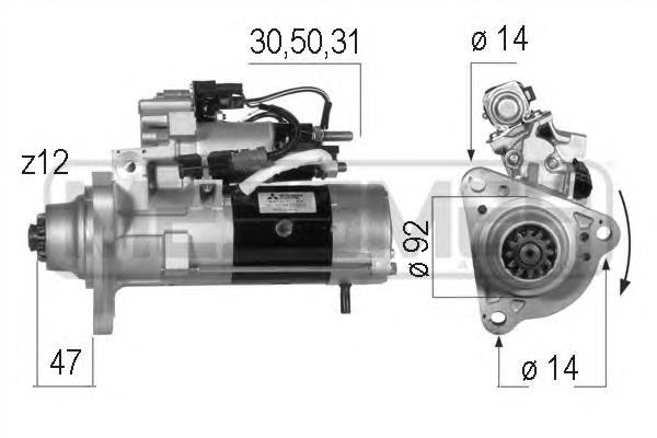 MS886 Mahle Original motor de arranco