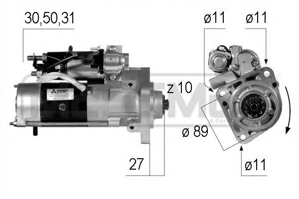 M85R3001SE Prestolite motor de arranco