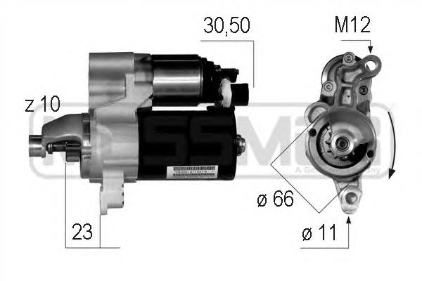 06H911021AX Porsche motor de arranco