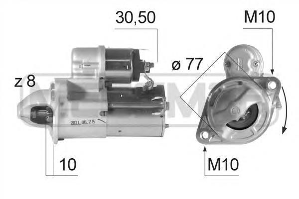 EX3610026850 Mando motor de arranco