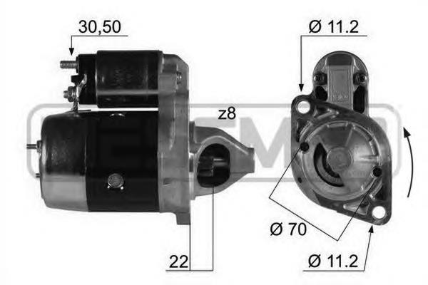 220198 ERA motor de arranco