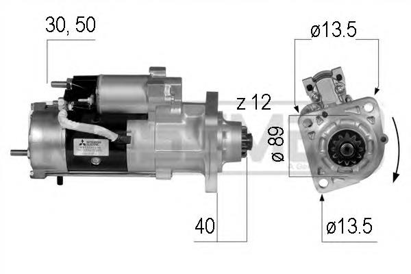 077116 Sampa Otomotiv‏ motor de arranco