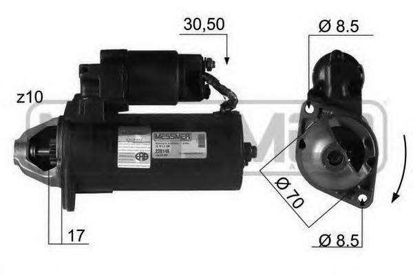 220146 ERA motor de arranco