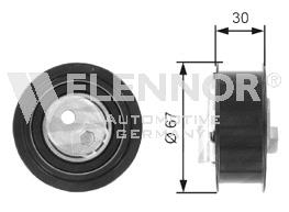 FS99355 Flennor rolo de reguladora de tensão da correia do mecanismo de distribuição de gás