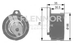 FS05440 Flennor Ролик натяжителя ремня ГРМ