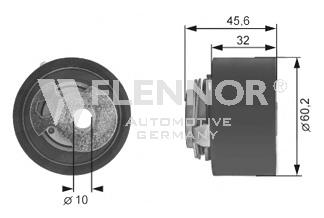 FS93293 Flennor rolo de reguladora de tensão da correia do mecanismo de distribuição de gás