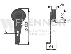 FS22993 Flennor rolo de reguladora de tensão da correia de transmissão