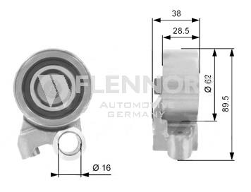 FS60903 Flennor rolo de reguladora de tensão da correia do mecanismo de distribuição de gás