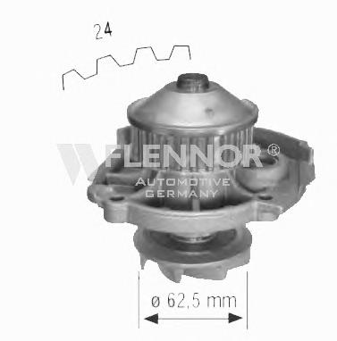 FWP70026 Flennor bomba de água (bomba de esfriamento)