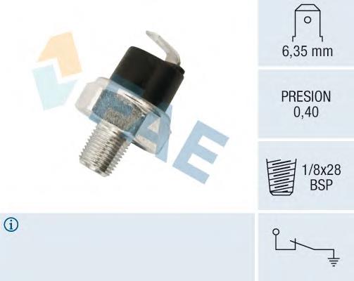 11730 FAE sensor de pressão de óleo